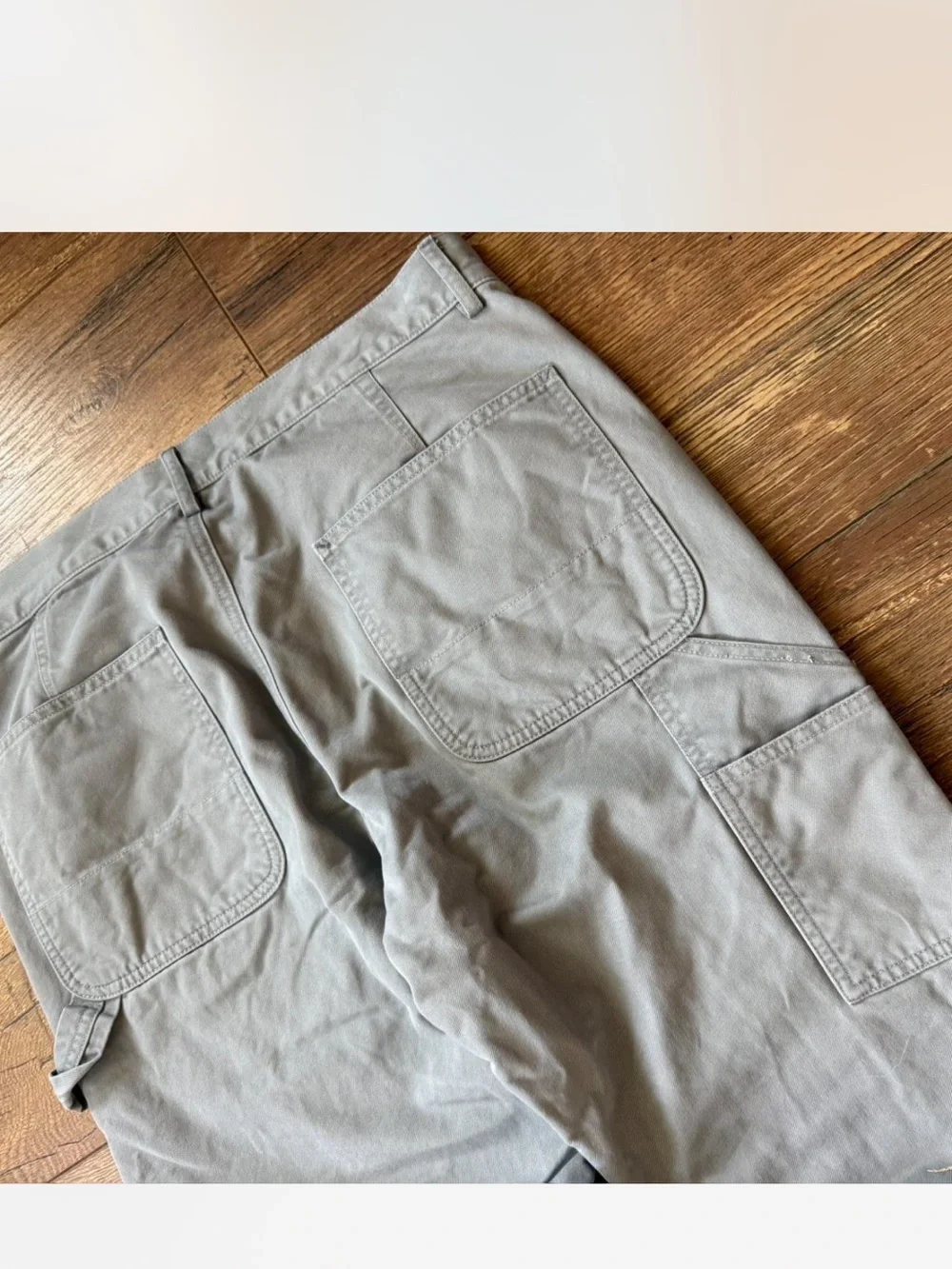 J. Crew Men's Cargo Pants in Light Gray